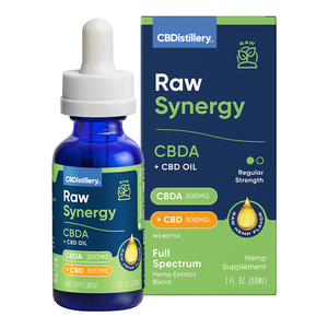 CBDistillery Raw Synergy CBDA+CBD 1:1 Tincture